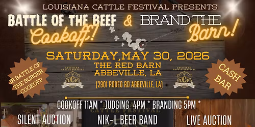 Brand the Barn & Battle of the Beef Cookoff