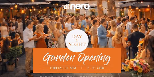 DI NERO GARDEN OPENING 2026 | Fr. 1.5. | Di Nero Regensburg
