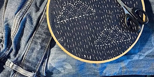 Create at Staircase: Shashiko-Inspired Mending