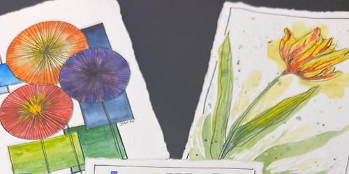 Exploring Watercolor II with Ink