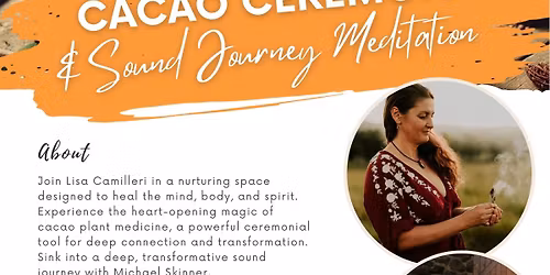 Cacao Ceremony & Sound Journey Meditation Nimbin Bush Theatre \u2013 Sunday 14th December