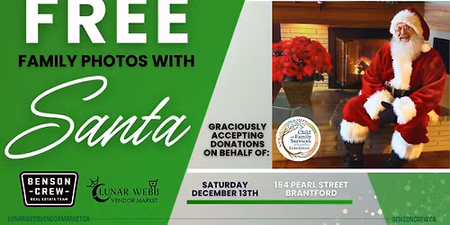 FREE FAMILY PHOTOS WITH SANTA