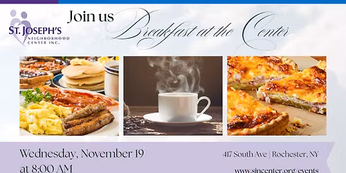 Breakfast at the Center