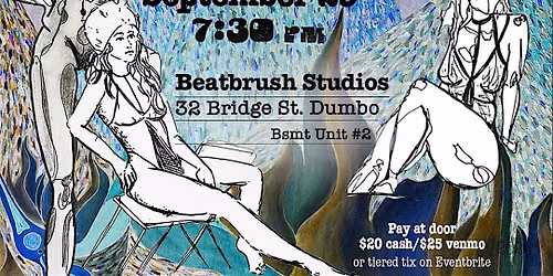 Dumbo Figure Drawing Tuesdays with Living Muses (Sept. 29)