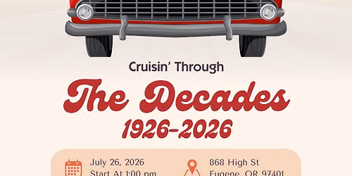 Cruisn' Through The Decades: An Auto Exhibition & Parking Lot Party at The Shedd