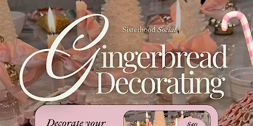 Gingerbread house Decorating