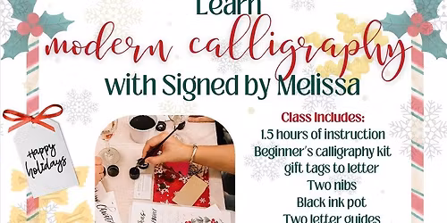 Modern Calligraphy with Signed By Melissa