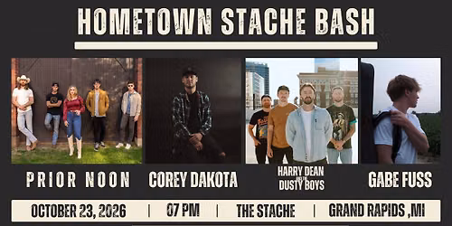 Prior Noon: Hometown Stache Bash at The Stache - Grand Rapids, MI