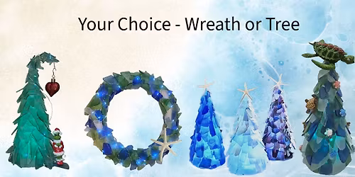 Quarryville PA - Sea Glass Wreath or Tree