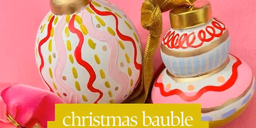 Christmas Bauble Painting Workshop