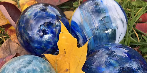 Ornaments! help you split Fall to Winter: gorgeous colors with Hot Glass.