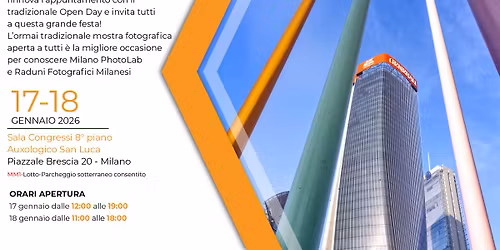 OPEN DAY 2026 MILANO PHOTOLAB