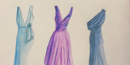 Watercolor Couture Painting Beginner Workshop