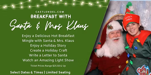 Breakfast with Santa & Mrs. Klaus