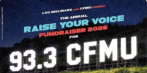 CFMU FUNDRAISER 2026 @ The Corktown Pub - Thurs April 2nd - 8pm