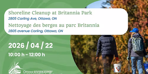 Shoreline Cleanup at Britannia Park \/\/ Nettoyage des berges au parc Britannia