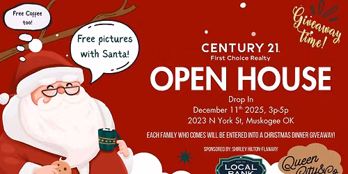 Open House & Pictures with Santa