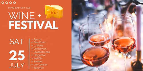 Sip & Savour - cheese and wine festival at Royal Cape Yacht Club