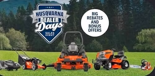 Canton Mowers Presents: Husqvarna Dealer Days