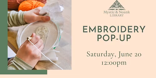 Embroidery Pop-Up