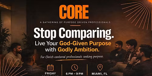 Stop Comparing. Live your God-given Purpose with Godly Ambition