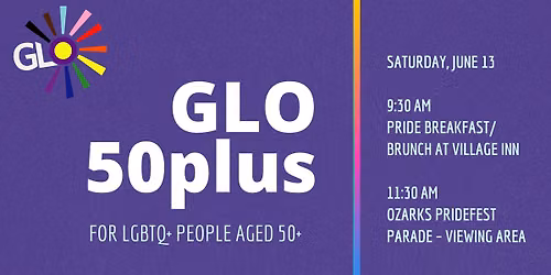 GLO 50plus \u2013 Pride Breakfast + Parade Viewing