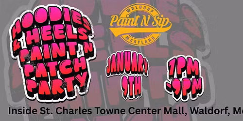 Hoodies & Heels Paint & Patch Party