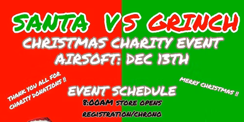 Santa vs Grinch Airsoft Event