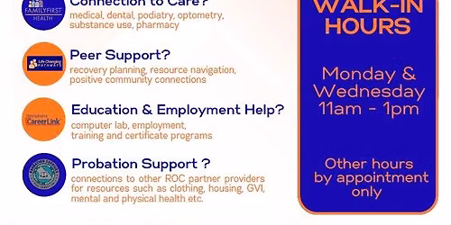 ROC Community Walk In Hours