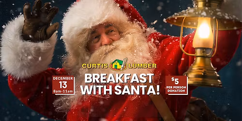Breakfast With Santa! $5pp Donation Benefits The WGY Christmas Wish!