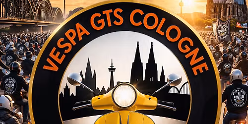 Gro\u00dfes Vespa Treffen zweier Gruppen