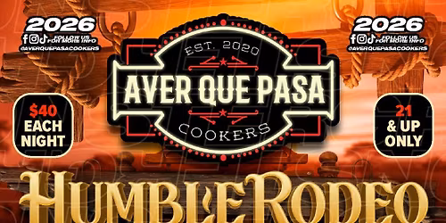 Humble Cookoff with Aver Que Pasa Cookers