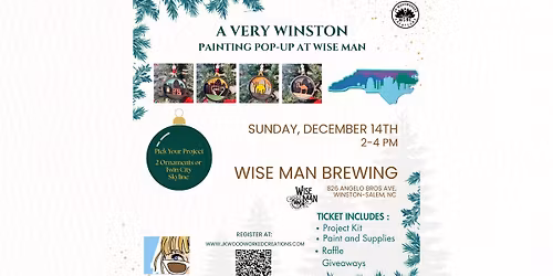A Very Winston Painting Pop-Up at Wise Man