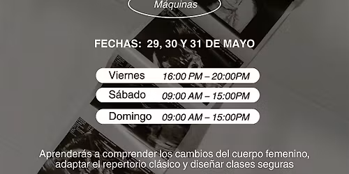 Formaci\u00f3n Pilates. Embarazo y Posparto. M\u00e1quinas.