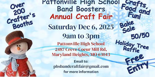 2025 Pattonville Band Boosters Annual Craft Fair