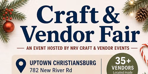 Craft & Vendor Event at Uptown C\u2019burg