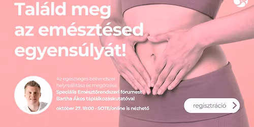 Speci\u00e1lis em\u00e9szt\u0151rendszeri \u00e9s kapcsol\u00f3d\u00f3 t\u00e1pl\u00e1lkoz\u00e1studom\u00e1nyi F\u00f3rumest