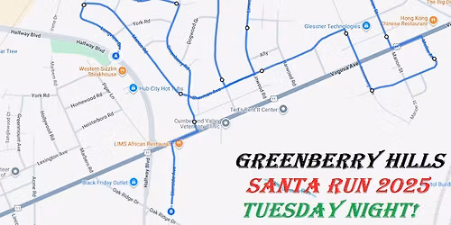 2025 GREENBERRY HILLS SANTA RUN