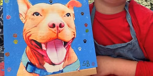5\/29 Kids embellished Animal Paint Class STUDIO