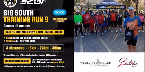 BIG SOUTH TRAINING RUN 