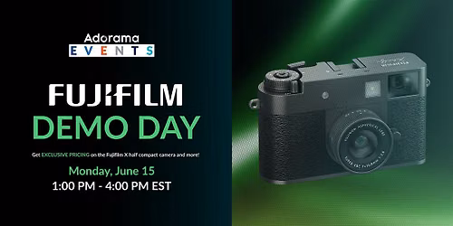 Fujifilm Demo Day: Get hands-on with the Fujifilm x half
