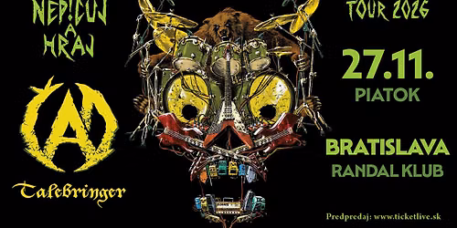 \u010cAD - NEP!\u010cUJ A HRAJ TOUR 2026 | Bratislava