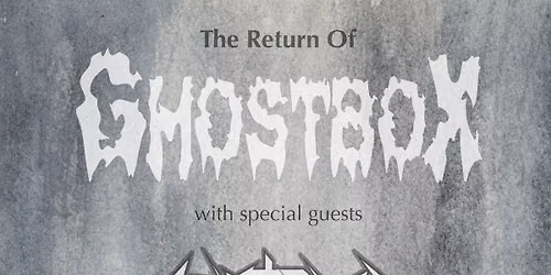 The Return of Ghostbox with Voidstrider and Sunshine Genocide 