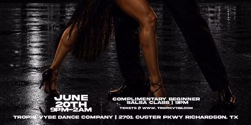 Dallas Salsa Social- All Black Dress Theme