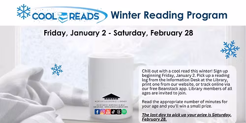 NDL Cool Reads Winter Reading Program