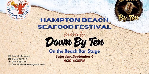 Down By Ten - Hampton Beach Seafood Festival 2026