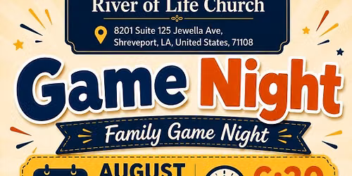 GAME NIGHT - River of Life Church International.
