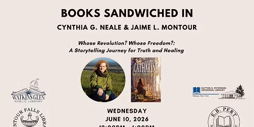 Books Sandwiched In with Cynthia G. Neale & Jaime L. Montour