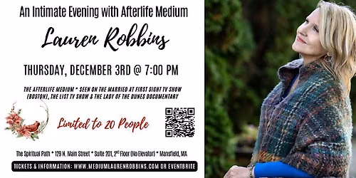 Mansfield An Intimate Spirit Night In with Lauren Robbins, Seen on TV