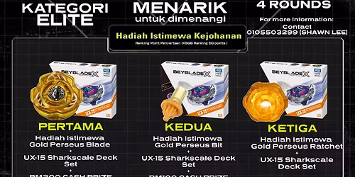 BEYBLADEX AEON MALL STATION 18 TOURNAMENT